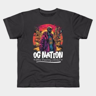 OG Nation, Hip Hop Shirts | Hip Hop Icons In Anime Streetwear Kids T-Shirt